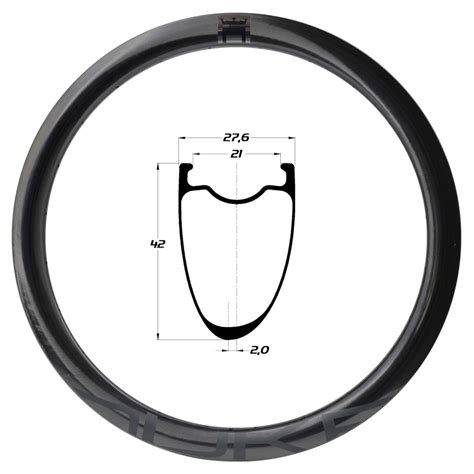 duke baccara x 42|DUKE Baccara 42 SLR2 Ultra Carbon Rim .